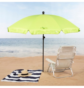 Sombrilla playa 8 varillas 200 cm verde 2