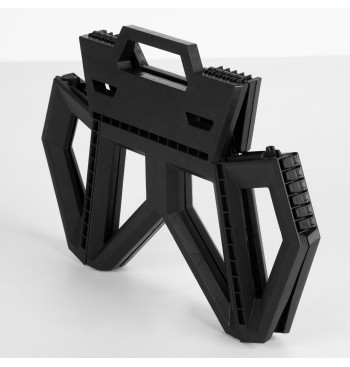 Taburete plegable camping extrarresistente 150 kg con asa... 2