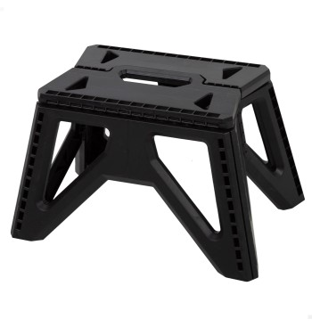 Taburete plegable camping extrarresistente 150 kg c/asa...