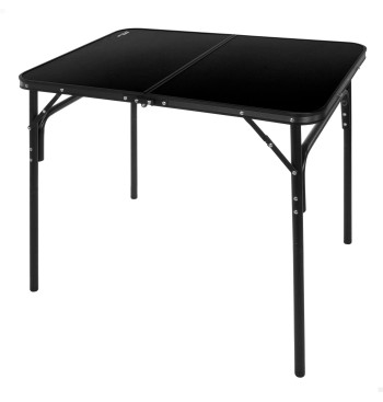 Mesa plegable camping maletín antideslizante negro...