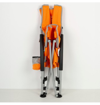 Silla plegable baja 50x51x67 cm naranja 2