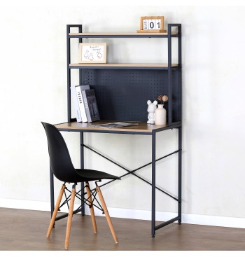 Max Home Escritorio con estantería y tablero perforado... 2