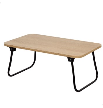 Max Home Mesa plegable pequeña multiusos madera y acero...