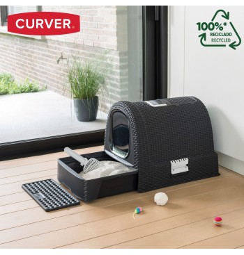 Curver Arenero para gatos con sistema de ventilación 2