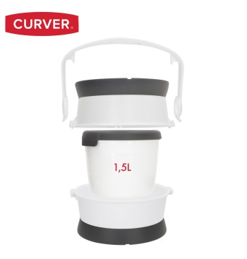 Curver Kit de viaje para perros 3 recipientes 2