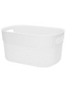 Curver Cesta organizadora Filo 3,5L blanco