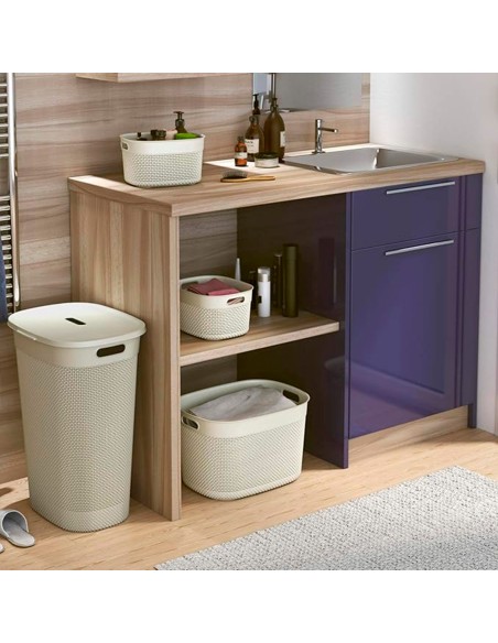 Curver Cesta organizadora Filo 3,5L blanco