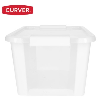 Curver Caja de almacenaje con tapa Bi-Box 11L blanco 2