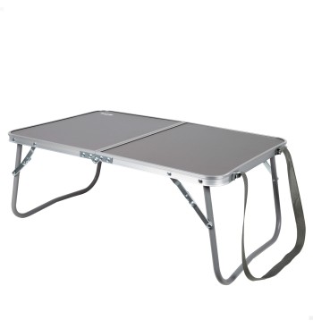 Mesa plegable camping antracita c/asas