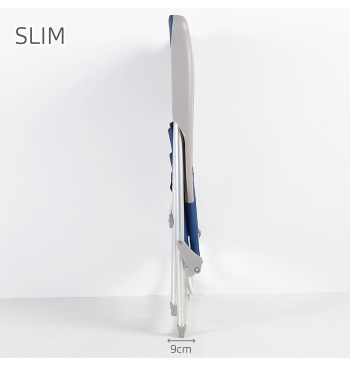 Silla playa alta plegado slim multiposición 47x60x94 cm... 2
