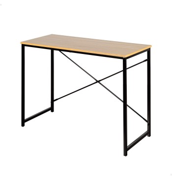 Max Home Escritorio madera y acero 100x40x70 cm