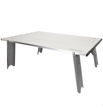 Mesa plegable pequeña camping aluminio ultraligera