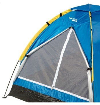 Tienda campaña para 2 personas 200x120x100 cm de color azul 2