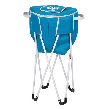Nevera portátil plegable c/soporte para camping