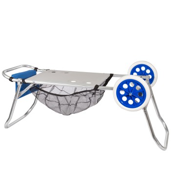 Carro mesa playa aluminio 2