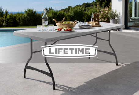 Banne menu Lifetime, marca invitada.